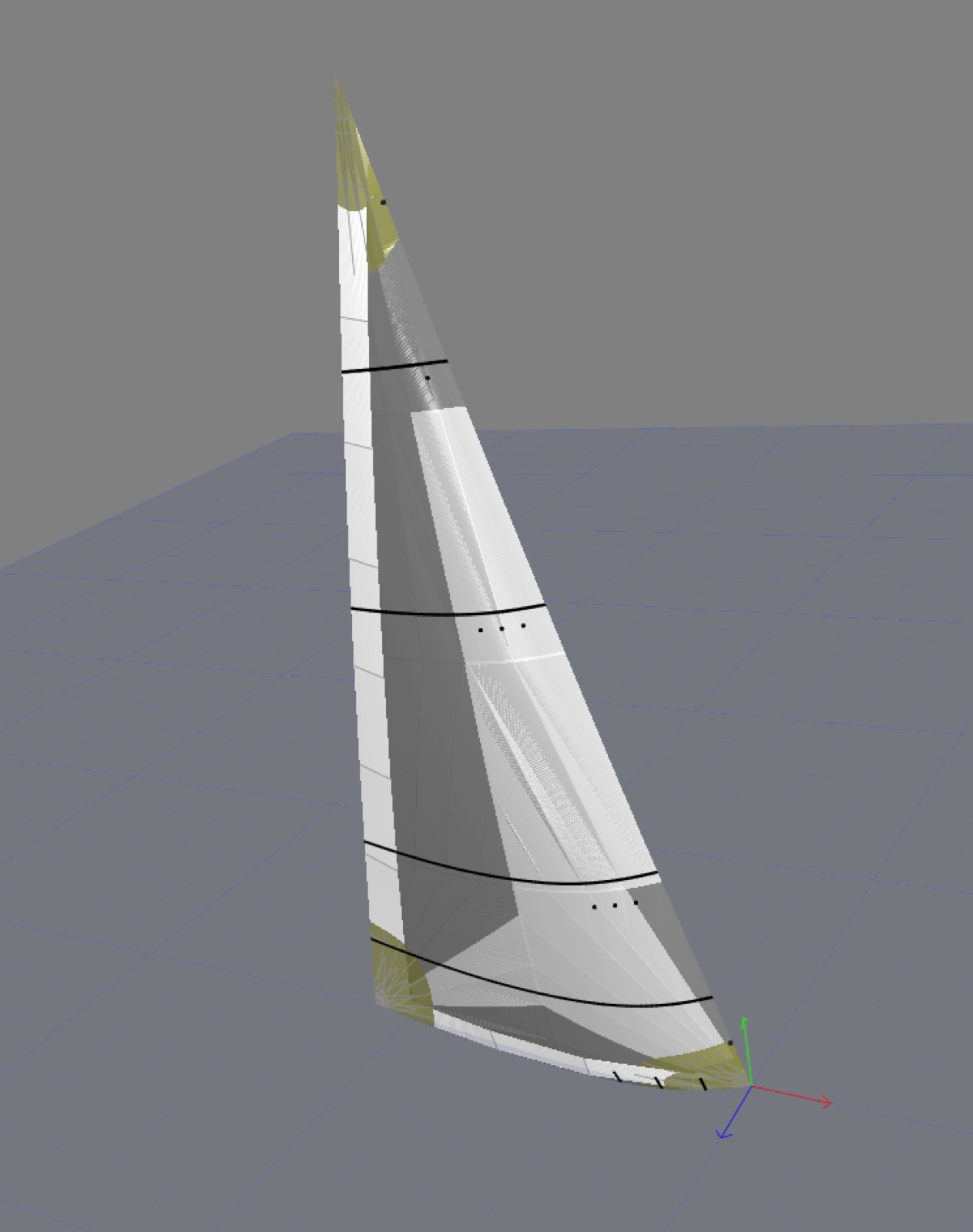 Radial roller jib